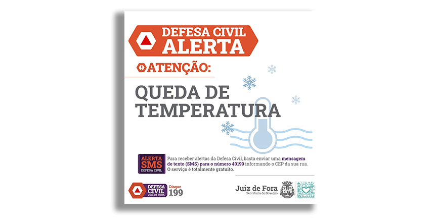 Fim de semana terá volta do frio intenso em Juiz de Fora