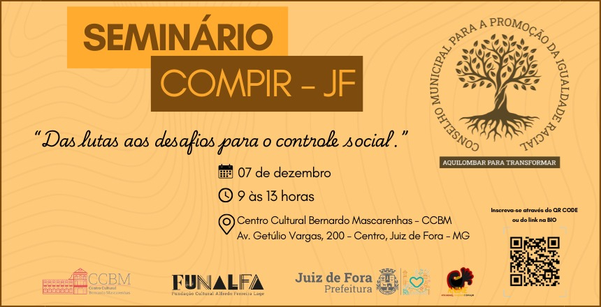 Portal de Notcias PJF | Centro Cultural Bernardo Mascarenhas sedia Seminrio do Compir-JF | FUNALFA - 4/12/2024