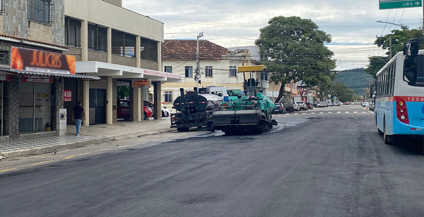 Portal de Notcias PJF | PJF inicia recapeamento da Avenida Coronel Vidal e da Rua Dr. Henrique Burnier | EMPAV - 6/3/2023