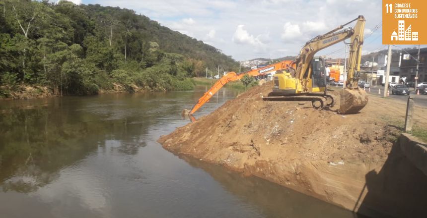 Portal de Notcias PJF | PJF comea processo de desassoreamento no Rio Paraibuna nesta segunda-feira, 7 | SO - 7/8/2023