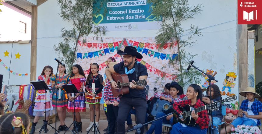 Portal de Notcias PJF | Msica, comida tpica e muita animao nas festas juninas das escolas municipais | SE - 26/6/2024