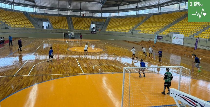 Portal de Notcias PJF | PJF realiza 2 Festival de Futsal no Ginsio Municipal | SEL - 26/11/2024