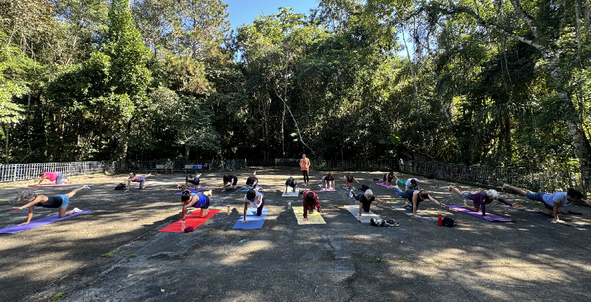 Portal de Notcias PJF | ltima edio do Yoga no Parque de 2024 acontece no domingo, 1, com confraternizao e edio para crianas | SEL - 29/11/2024