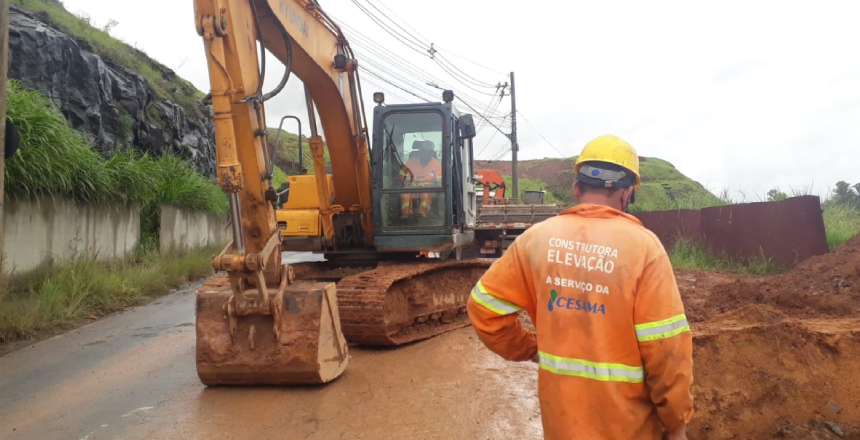 Portal de Notcias PJF | Cesama executa 90% das obras da quarta adutora | CESAMA - 10/1/2022